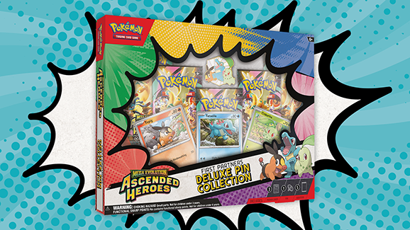 Pokémon TCG: Mega Evolución | Colección de Pin Deluxe First Partners