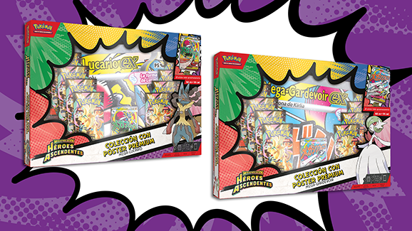 Premium Collection Poster | Mega-Lucario | Mega-Gardevoir | Acended Heroes