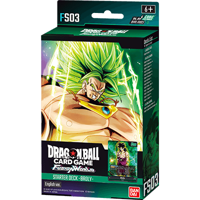 Dragon Ball Fusion World | STARTER DECK -BROLY- [FS03]